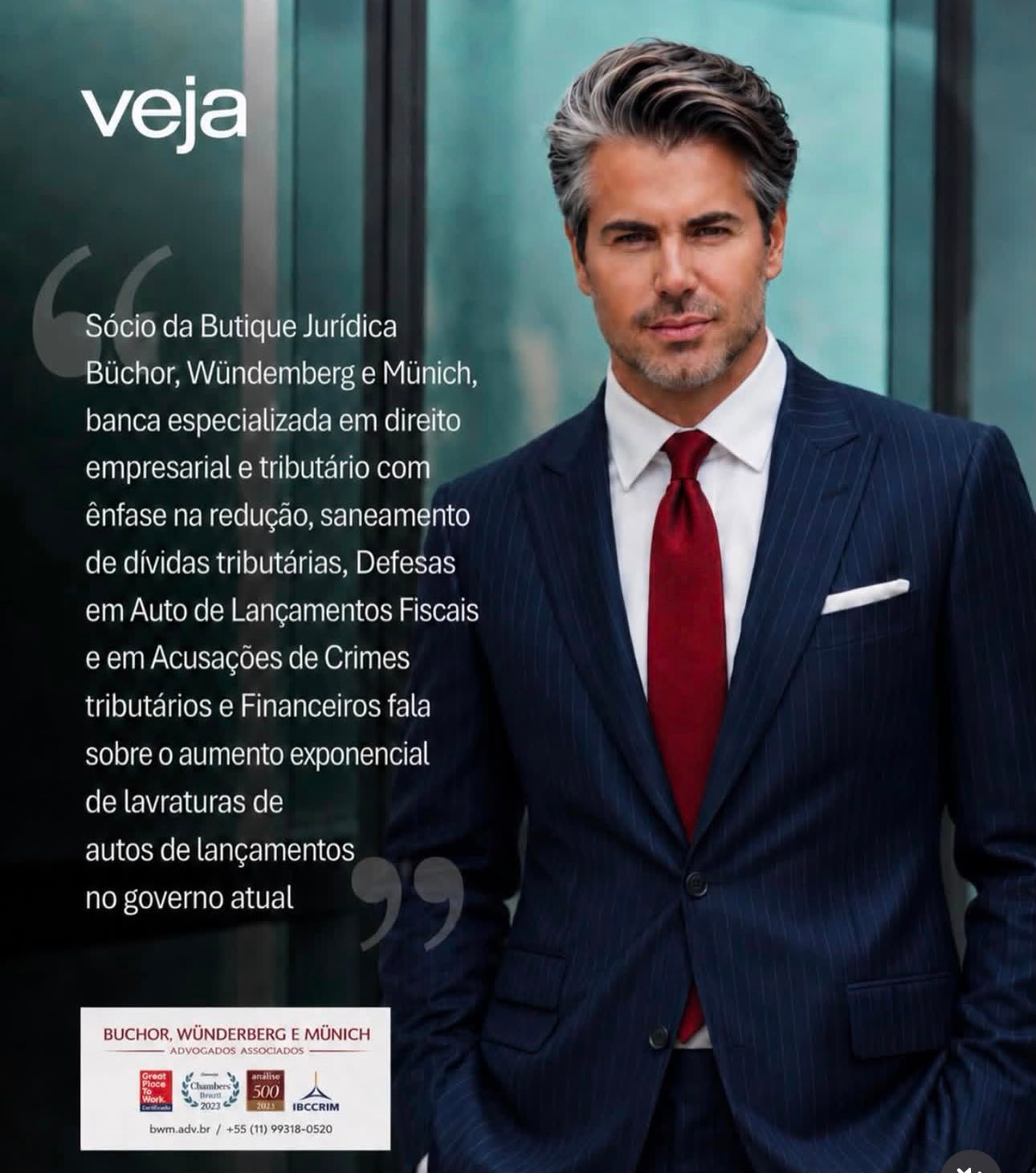 Imagem editorial sobre atuação jurídica empresarial